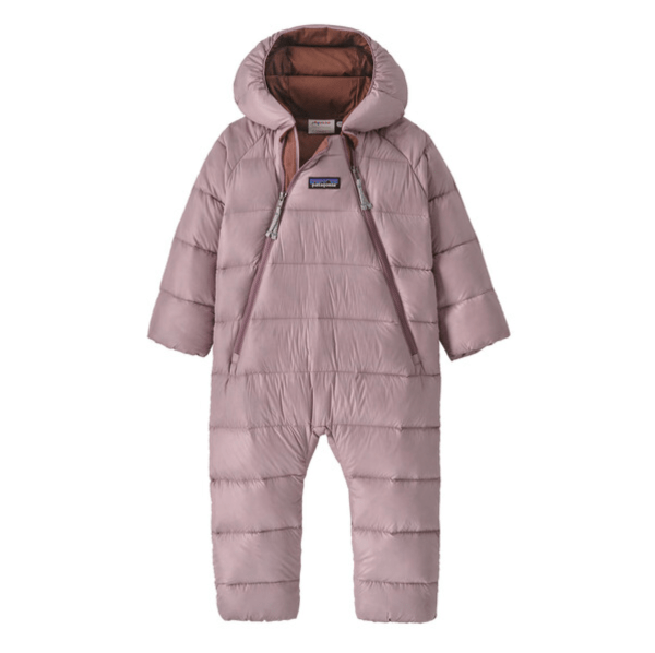 Fall 2024 Patagonia Infant Hi-Loft Down Sweater Bunting Childrens Jacket Patagonia Stormy Mauve NB 