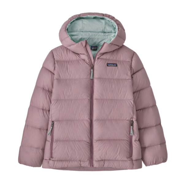 Fall 2024 Patagonia Kid's Hi-Loft Down Sweater Hoody Kid's Jacket Patagonia Stormy Mauve X Small 