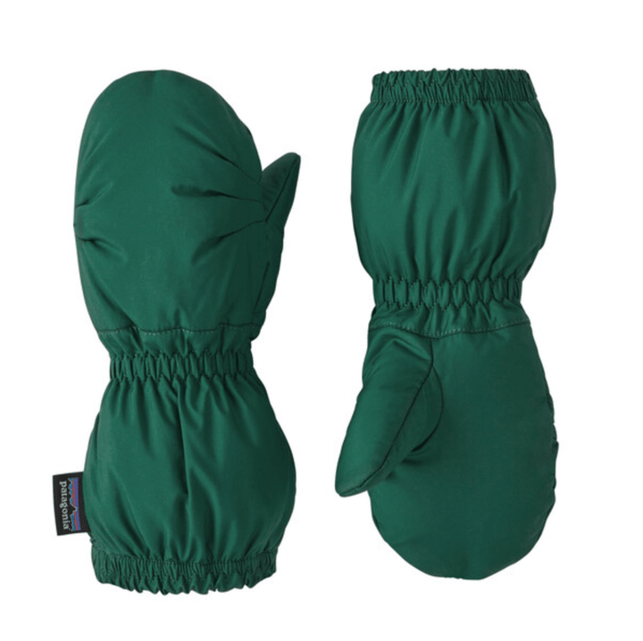 Fall 2024 Patagonia - Baby Puff Mitts Gloves & Mittens Patagonia Conifer Green 6 Months 