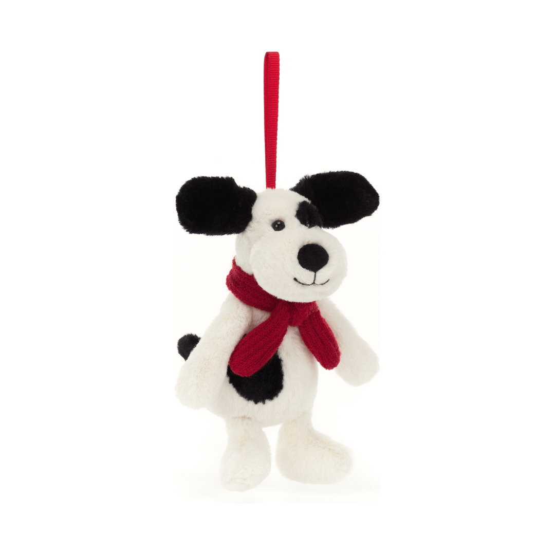 Jellycat Bashful Puppy Ornament Holiday Jellycat   