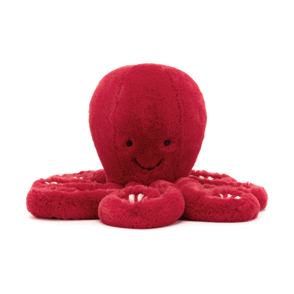 Jellycat Cranberry Octopus- Little Holiday Jellycat   