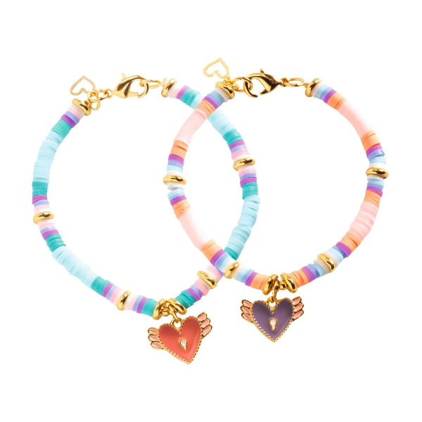 Djeco Bead Kit-Heart Heishi Jewelry Kit Djeco   