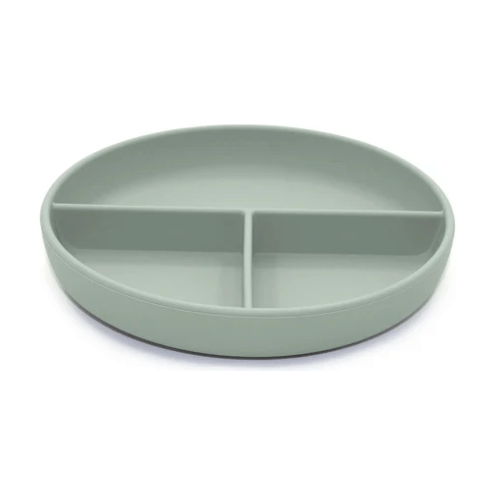 Noüka Divided Suction Plate Mealtime Noüka Leaf