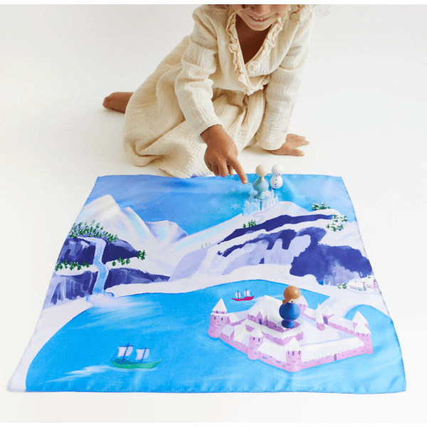 Sarah's Silks Ice Castle Playmap Toddler And Pretend Play Sarah's Silks