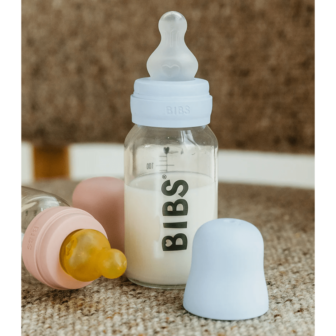 Bibs Glass Bottle Silicone Nipple Replacement- 2 Pack Bottles & Sippies BIBS USA