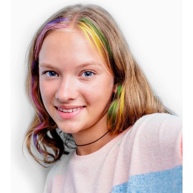 Snifty- Hair Flair- Hair Color Gel Sticks, Rainbow Kids Hair Color Snifty