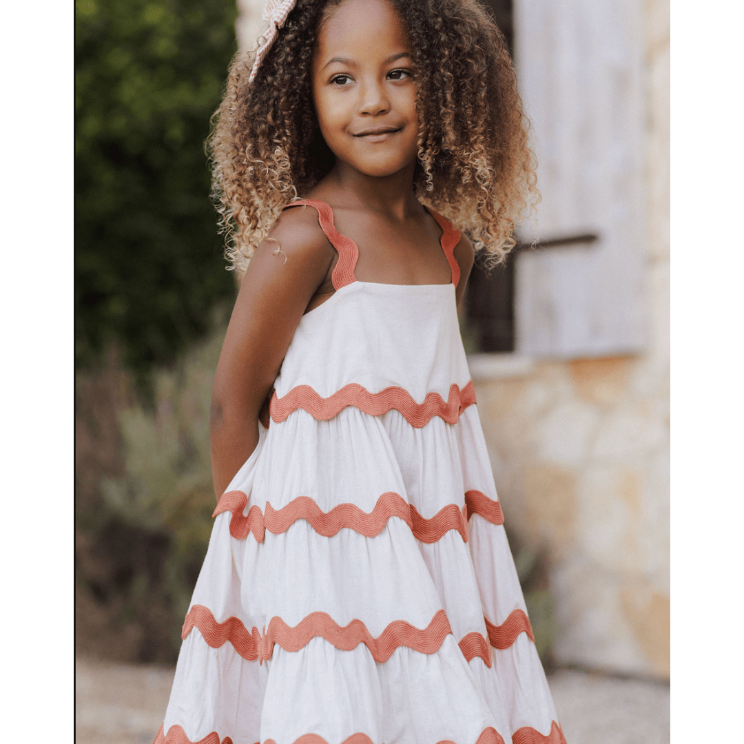 Rylee + Cru Ric Rac Dress- Shell Dresses Rylee + Cru