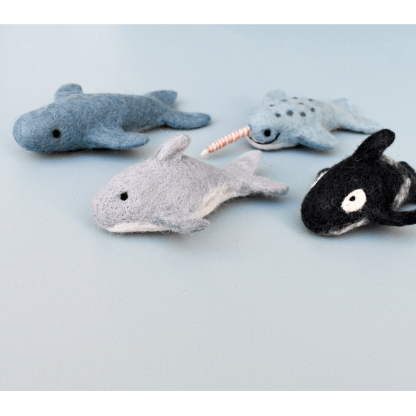 Tara Treasures Felt Dolphin Toy Felt Toy Tara Treasures