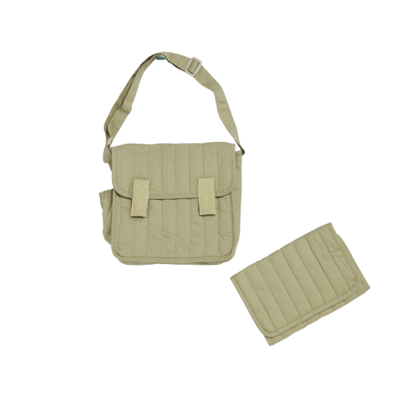 Olli Ella Carrie Convertible Changing Set- Sage Diaper Bag Olliella   