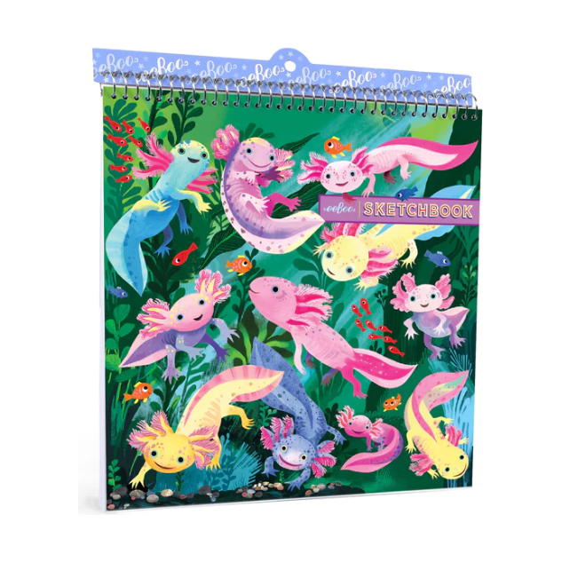 eeBoo Axolotl Square Sketchbook Sketchbook eeBoo   