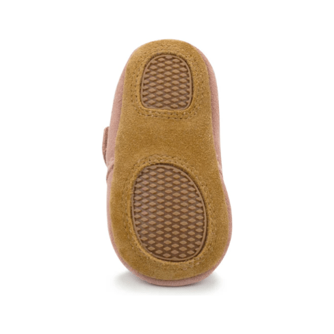 Zutano Leather Furry Lined Baby Shoe Footwear Zutano   