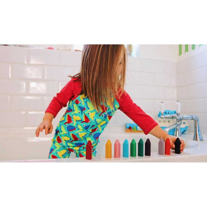 Honeysticks Bath Crayon Triangles Bath Time Honeysticks   