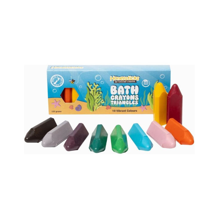 Honeysticks Bath Crayon Triangles Bath Time Honeysticks   