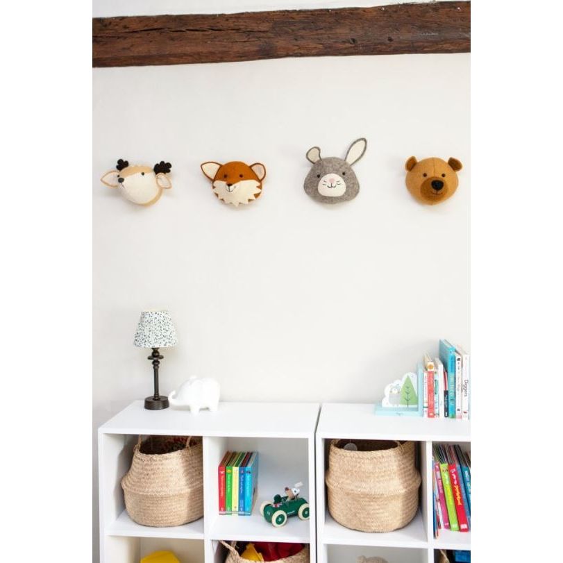 Fiona Walker Mini Bear Cub Head Nursery Decor Fiona Walker   