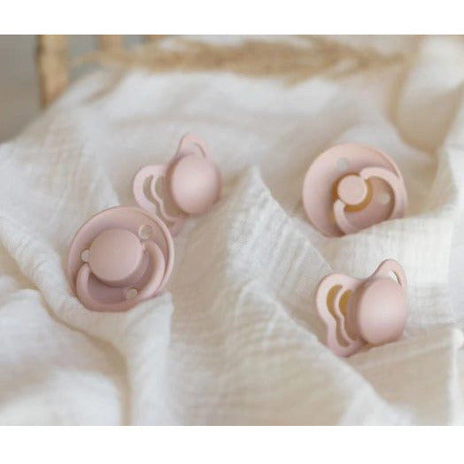 BIBS Try-It Collection -Blush Pacifiers and Teething BIBS USA   