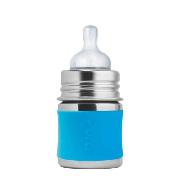 Pura 5oz Infant Bottle Bottles & Sippies Pura Stainless Aqua  