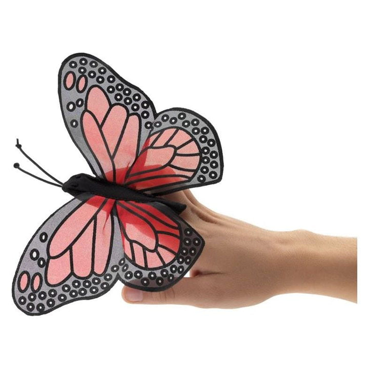 Folkmanis Finger Puppet - Mini Butterfly, Monarch Finger Puppet Folkmanis   