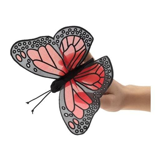 Folkmanis Finger Puppet - Mini Butterfly, Monarch Finger Puppet Folkmanis   