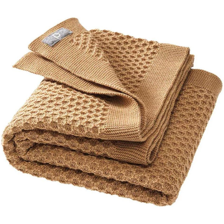 Disana Honeycomb Baby Blanket Baby Blanket Disana Caramel (Camel)