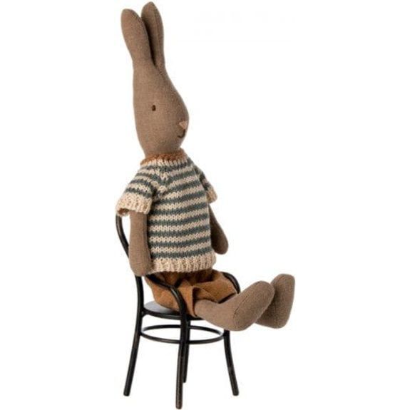 Maileg Rabbit Size 1 -Shirt and Shorts - Brown Dolls Maileg   