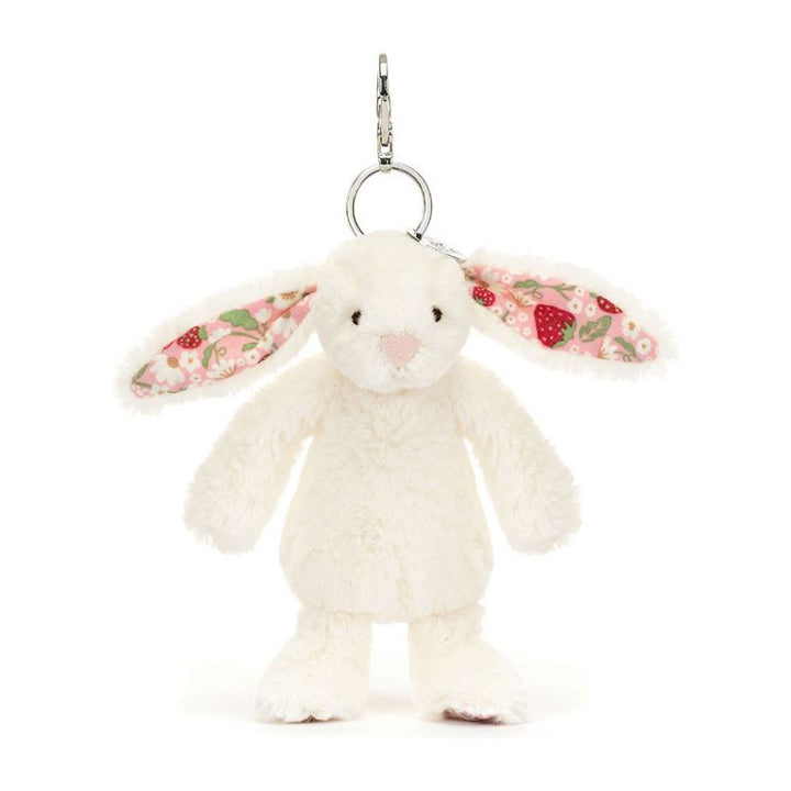 Jellycat Blossom Cream Bunny 'Berry' Bag Charm Bag Charms Jellycat