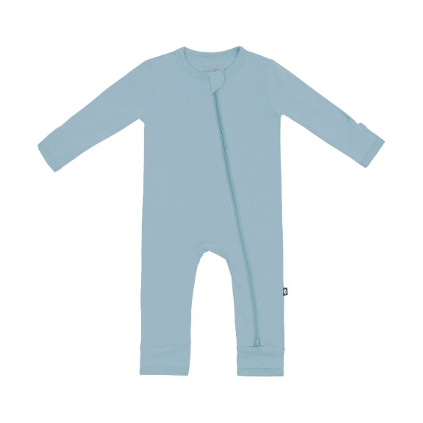 Kyte Baby Zippered Romper- Newborn Romper Kyte Baby NB Dusty Blue 