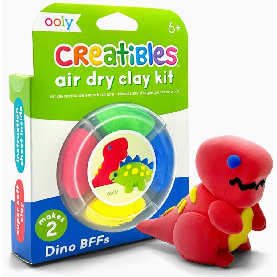 Ooly Creatibles D.I.Y. Air-Dry Clay Kit Clay/Dough Ooly Dino BFF's  