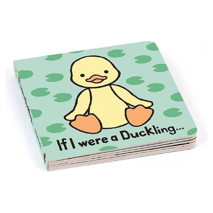 Jellycat If I were a Duckling Board Book Books Jellycat   