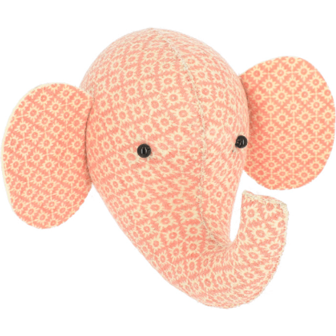 Fiona Walker Mini Printed Pink Elephant Nursery Decor Fiona Walker   