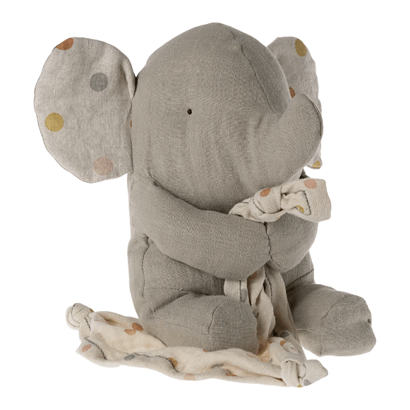 Maileg Lullaby Friends, Elephant - Iron Grey Dollhouses and Access. Maileg   