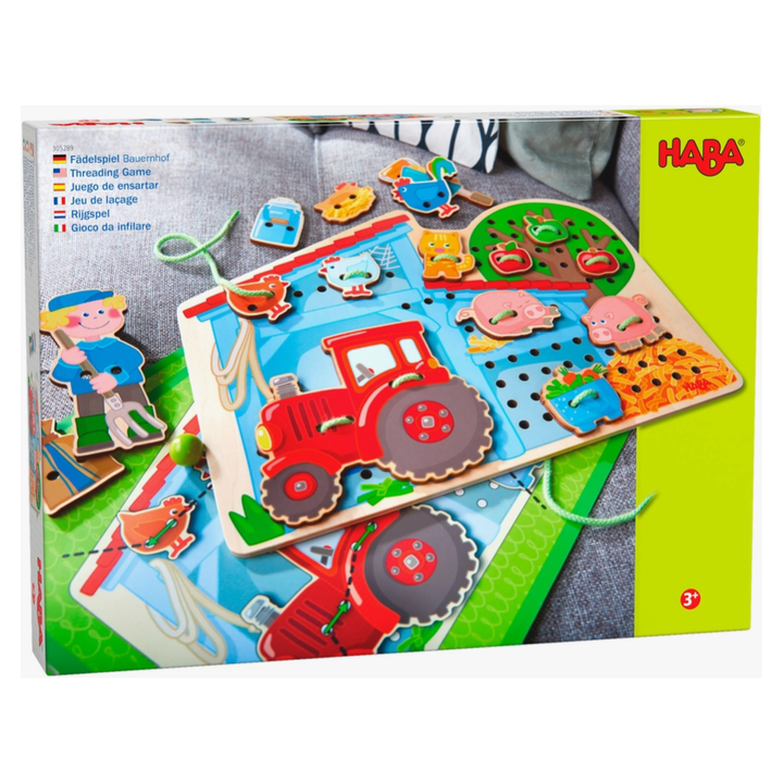 Haba Farm Threading Game Toddler And Pretend Play Haba   