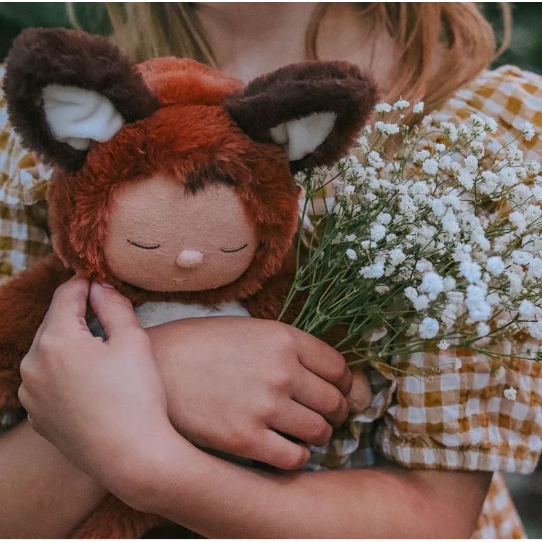 Olli Ella Cozy Dinkums Fox - Finnley Rust Dolls Olliella