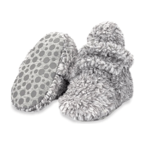 Zutano Furry Baby Bootie Footwear Zutano Heather Gray 3 Months 