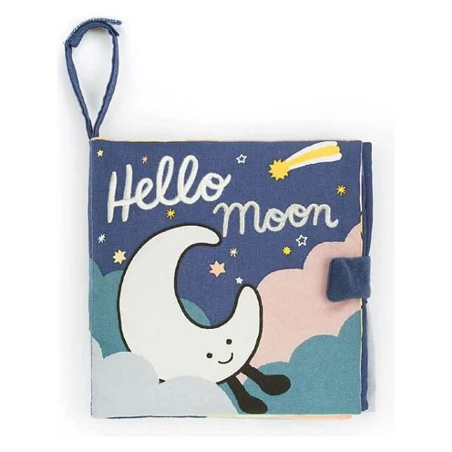 Jellycat Hello Moon Fabric Book Baby Jellycat Jellycat   