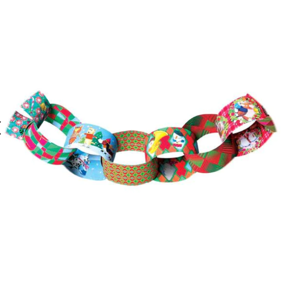 eeBoo Holiday Paper Chain Art Kit eeBoo   