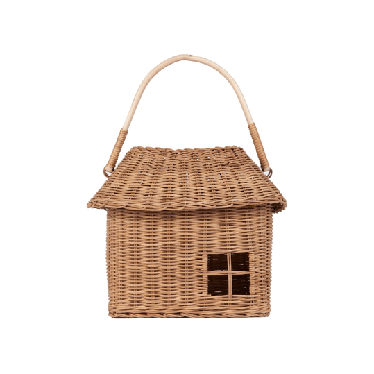 Olli Ella Rattan Hutch Basket- Large Baskets Olliella   