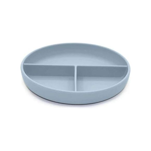 Noüka Divided Suction Plate Mealtime Noüka Lily Blue  