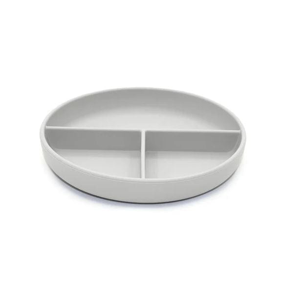 Noüka Divided Suction Plate Mealtime Noüka Light Storm  