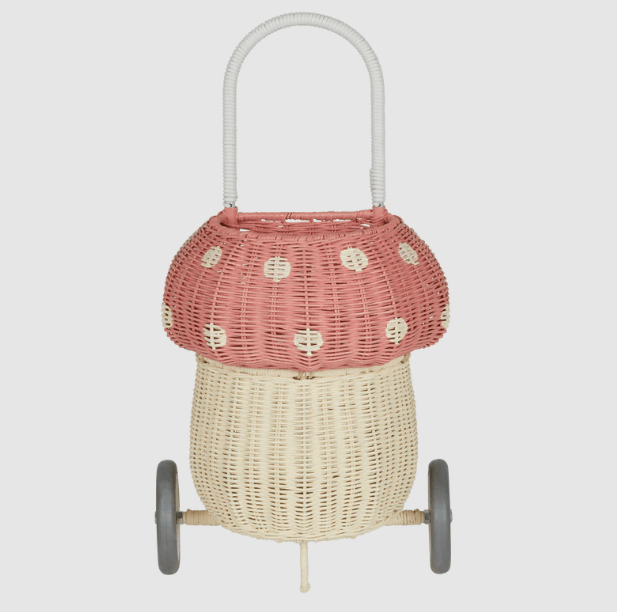 Olli Ella Rattan Mushroom Luggy - Musk Baskets Olliella   