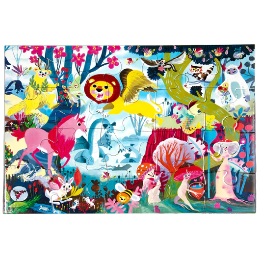 eeBoo Magical Creatures Big Puzzle 20pc Puzzles & Mazes eeBoo   