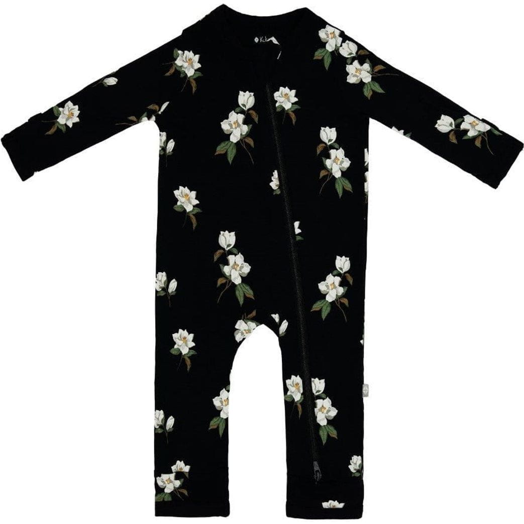 Kyte Baby Zippered Romper 0-3M Romper Kyte Baby 0-3M Midnight Magnolia 