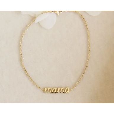 Maive Jewelry- Script Mama Bracelet Bracelet Maive Jewelry   