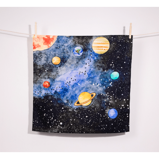 Wonderie Land Solar System Playcloth -MAXI Toddler And Pretend Play Wonderie U.K.   