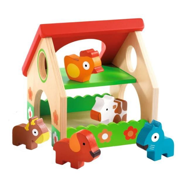 Djeco Minifarm Wooden Farm Set Wooden Toys Djeco   