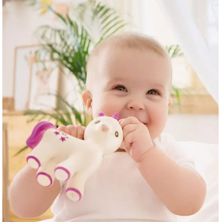 CaaOcho Mira the Unicorn Teether Lavender Natural Toiletries CaaOcho   