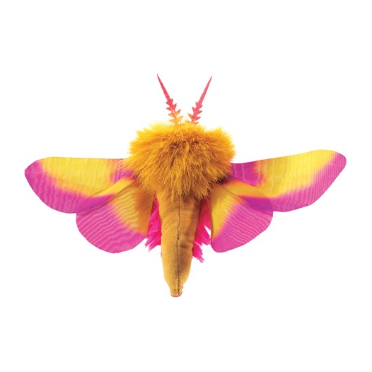 Folkmanis Finger Puppet - Mini Moth, Rosy Maple Finger Puppet Folkmanis   