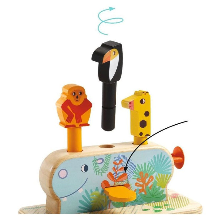 Djeco Multi Pop Wooden Toy Puzzles & Mazes Djeco   