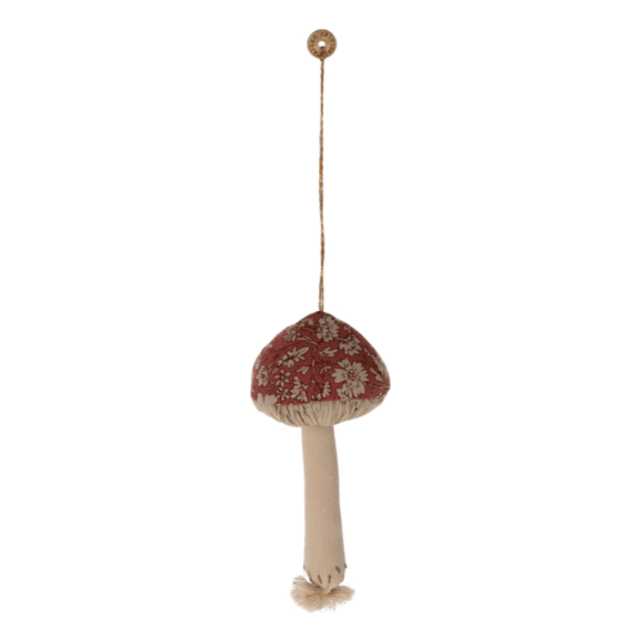 Maileg Mushroom Ornament, Blossom 3 assorted Ornaments Maileg Red  