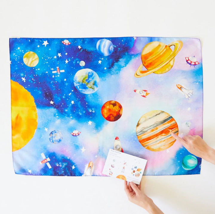 Sarah's Silks Seek & Find Outer Space Toddler And Pretend Play Sarah's Silks   