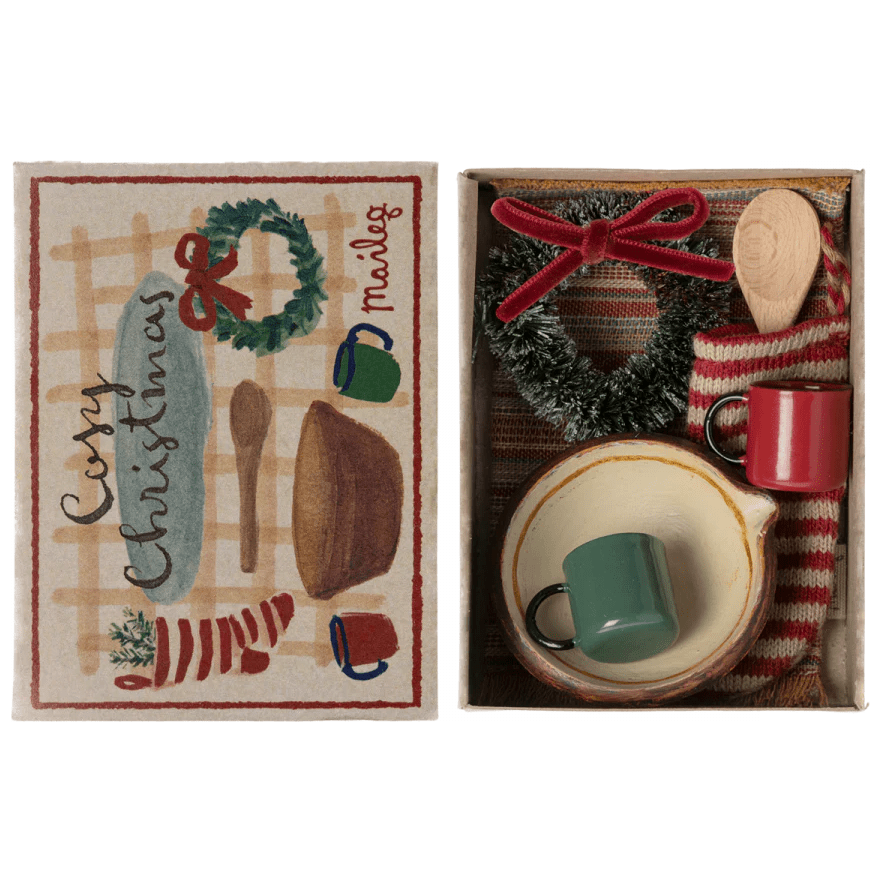 Maileg Cozy Christmas Set Dollhouses and Access. Maileg   